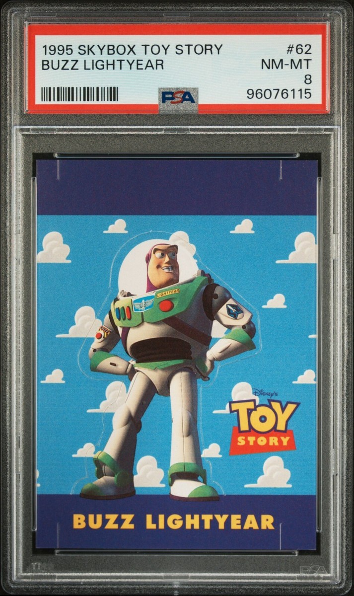 SkyBox トイ・ストーリー トレーディングカード 未開封パック 1995 Skybox Toy Story Buzz Lightyear #62 Rookie RC Walt Disney PSA