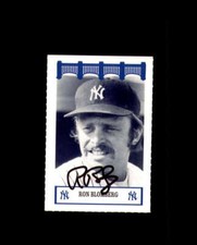 Ron Blomberg Signed 1992 Wiz Yankees of The 70's New York Yankees Autographed