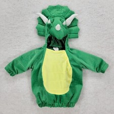 Halloween Baby Triceratops Costume Pullover Top 0-6 Months Hyde Eek Infant Green