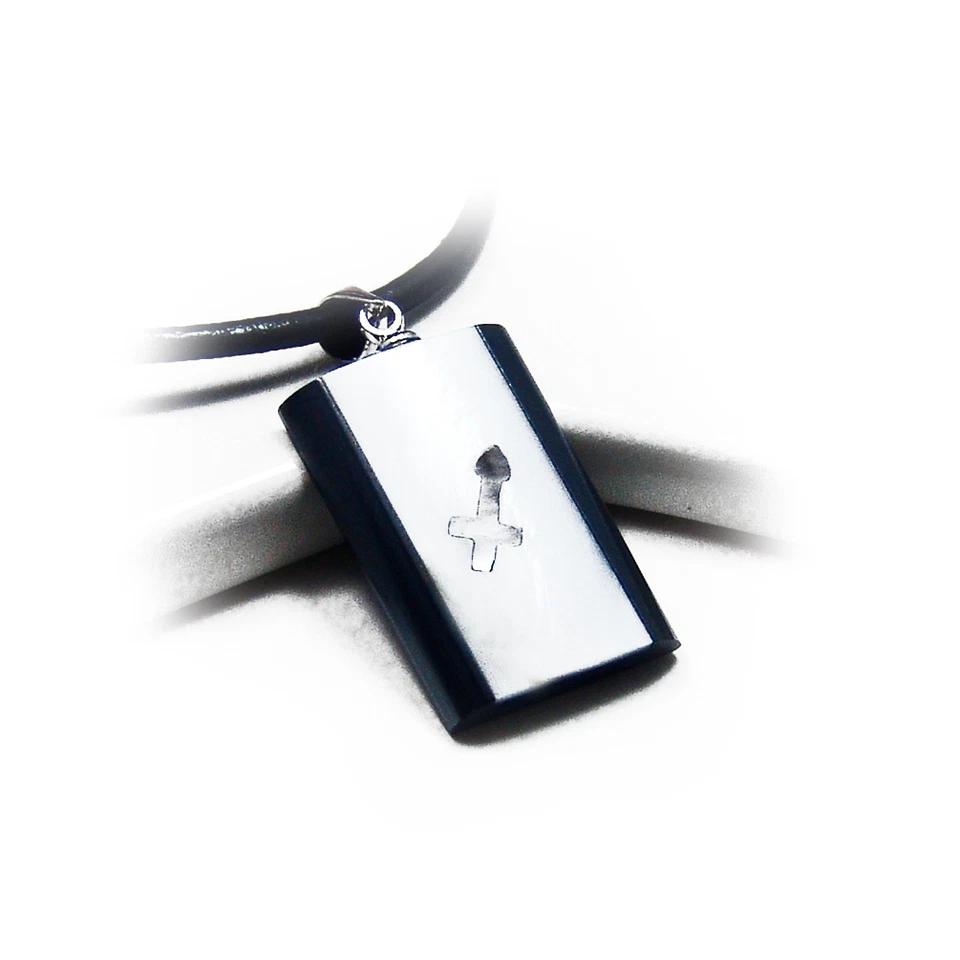 Colar masculino pingente surfista zodíaco sagitário - Imagem 2 de 2