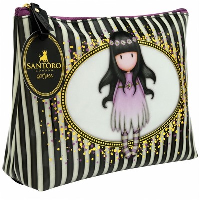 Gorjuss Santoro Haargummis Mit Charm – 6 Stück In Rosa, Lila & Silberglitzer