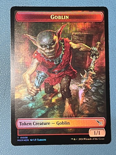 Thopter (0020) // Goblin Double-Sided Token Foil Karlov Manor MTG MKM - Picture 2 of 2
