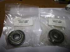 1614 ZZ 0.3750" Bore x 1-1/8" OD x 3/8" W Single Row Radial Ball Bearing QTY 2