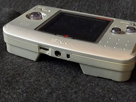 SNK NEOGEO POCKET Color NGPC PLATINUM SILVER Console Boxed NEO GEO set-f0809-