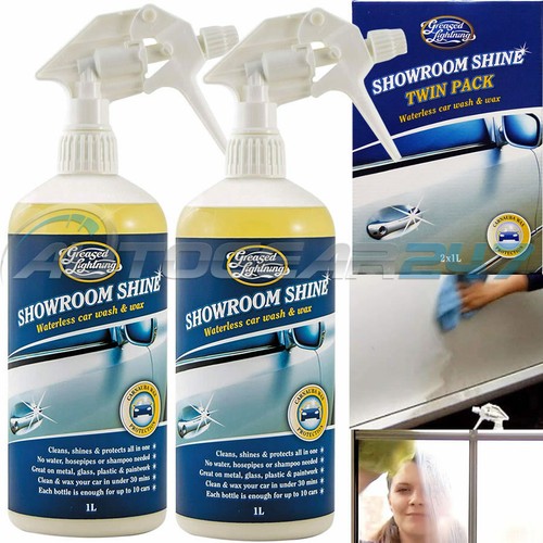 4x Auto Fahrrad Wohnwagen wasserlos Wash n Wax gefettet Blitz Showroom Glanz 1Liter - Bild 3 von 11