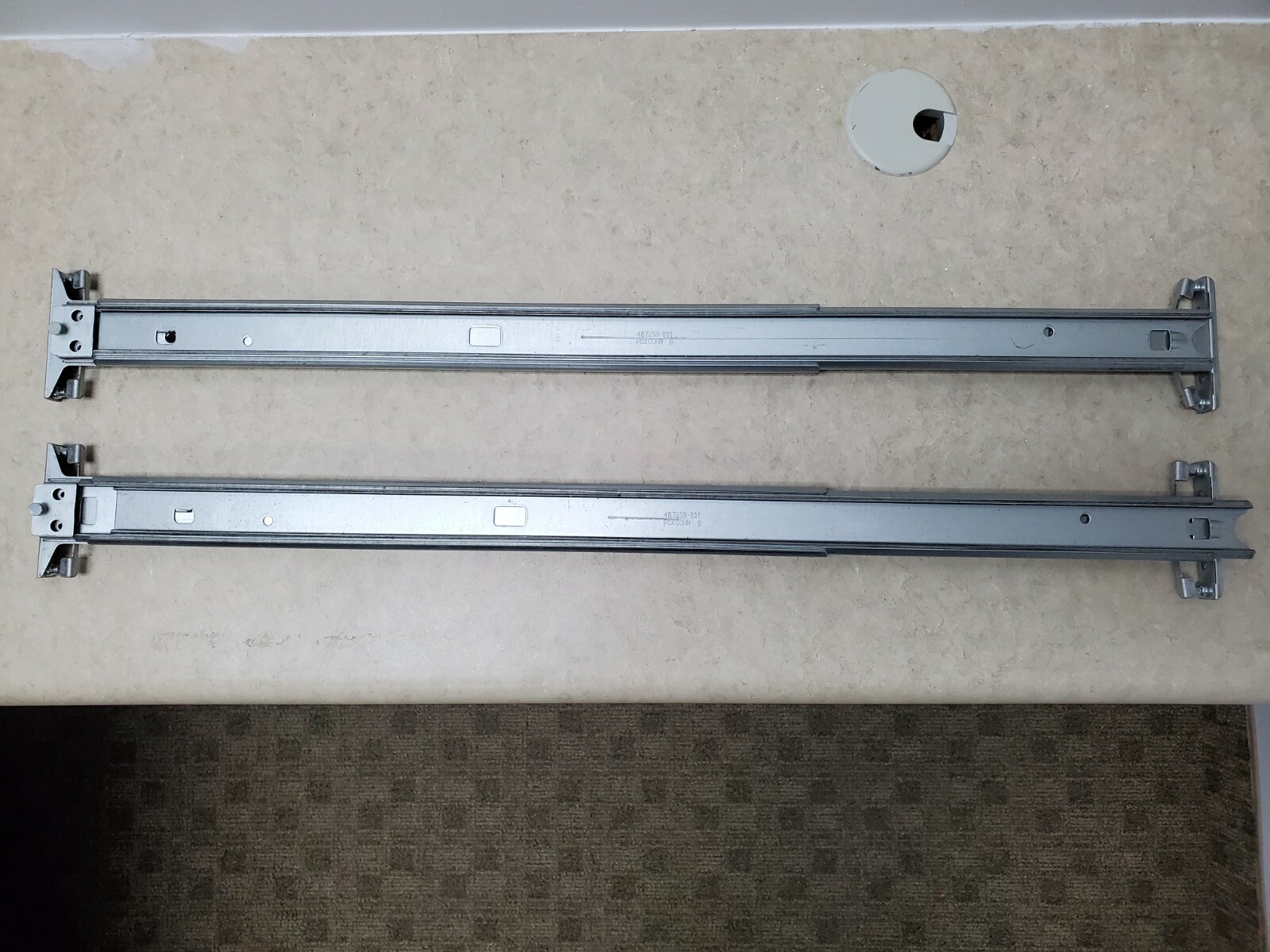 1u Server Rack Rail FOXCONN B 487259-001 | eBay