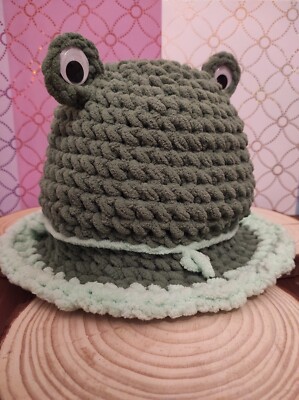 Frosch Mütze Sommerhut - Handmade
