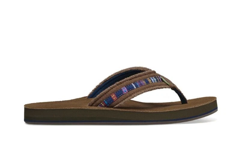 SANUK FRAID SO ST CHANCLAS SANDALIAS COLOR MARRÓN TALLA 13 EE. UU. PARA HOMBRE Foto 2 de 4