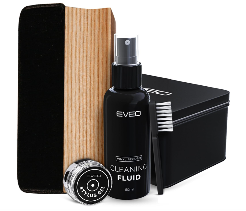 Premium 4-in-1 Vinyl Record Cleaner Kit with Stand for Albums-image