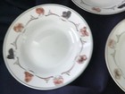 3 DANBURY MINT dinnerware RIMMED SOUP BOWLS pomeranian dog NEVER USED! EXCELLENT — photo 4