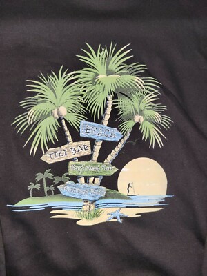 Paradise Sweatshirt Vacation Sunshine Sun Beach Size XL