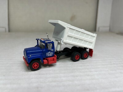 ATHEARN HO MACK R 1/87 DUMP TRUCK ALL AMERICAN SAND & GRAVEL w TALL AIR CLEANER