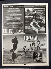 KILLING JOKE - 1983 SMASH HITS LYRICS PAGE 8.5X11" [SH21]