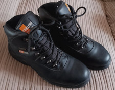 STERLING WORK BOOTS....leather workboots steel toecap size 47 eu 12 uk