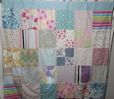 Gorgeous Boutique Handmade Patchwork Curtain/Rod Pocket Curtain 181cm x 161cm 