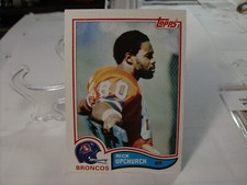 1982 Topps Football  #89 - Rick Upchurch - Denver Broncos 82-029