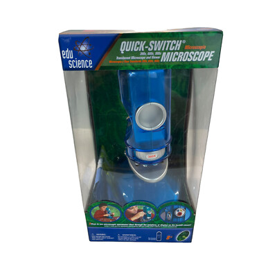 #ad Microscope Edu Science Kids Quick Switch 150x 300x 600x Microscope and Viewer $12.48