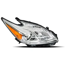 Halogen Headlights fit for 2012-2015 Toyota Prius Passenger Right Side RH Chrome