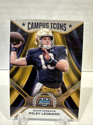 2024 Bowman Chrome U Campus Icons Riley Leonard #CI-5 Notre Dame