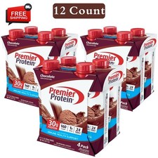 Premier Protein Shake, Chocolate, 30g Protein, 11 fl oz, 12 Ct