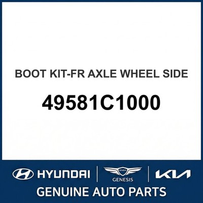 2016-2020 Kia Optima Boot Kit - Vorderachse Radseite OEM Neu 49581C1000