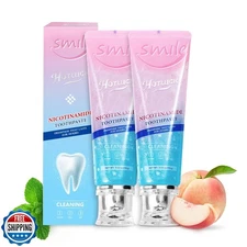 Hotluck Niacinamide Whitening Toothpaste - Brightening, Stain Removal, Freshe