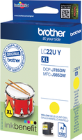 Original Brother Tintenpatrone Gelb LC22UY LC-22U