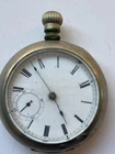 Antique Waltham Nickel Silver Pocket Watch, Pre-Owned, Runs (RB-#59)