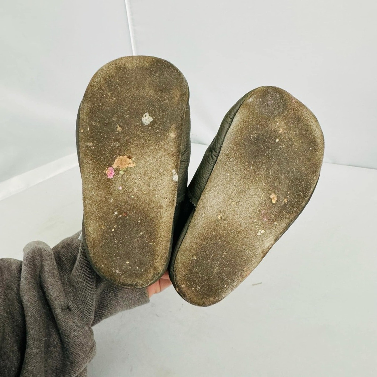 PANTOFOLA D’ORO Mocassini neonato Yihakids verde scuro con stella gialla