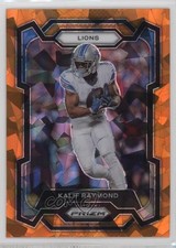 2023 Panini Prizm Orange Ice Prizm Kalif Raymond #100 0wc9