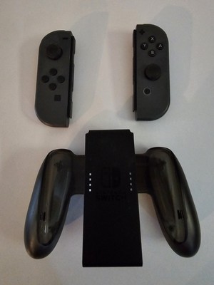 Nintendo Switch Black Joy Con With Comfort Grip