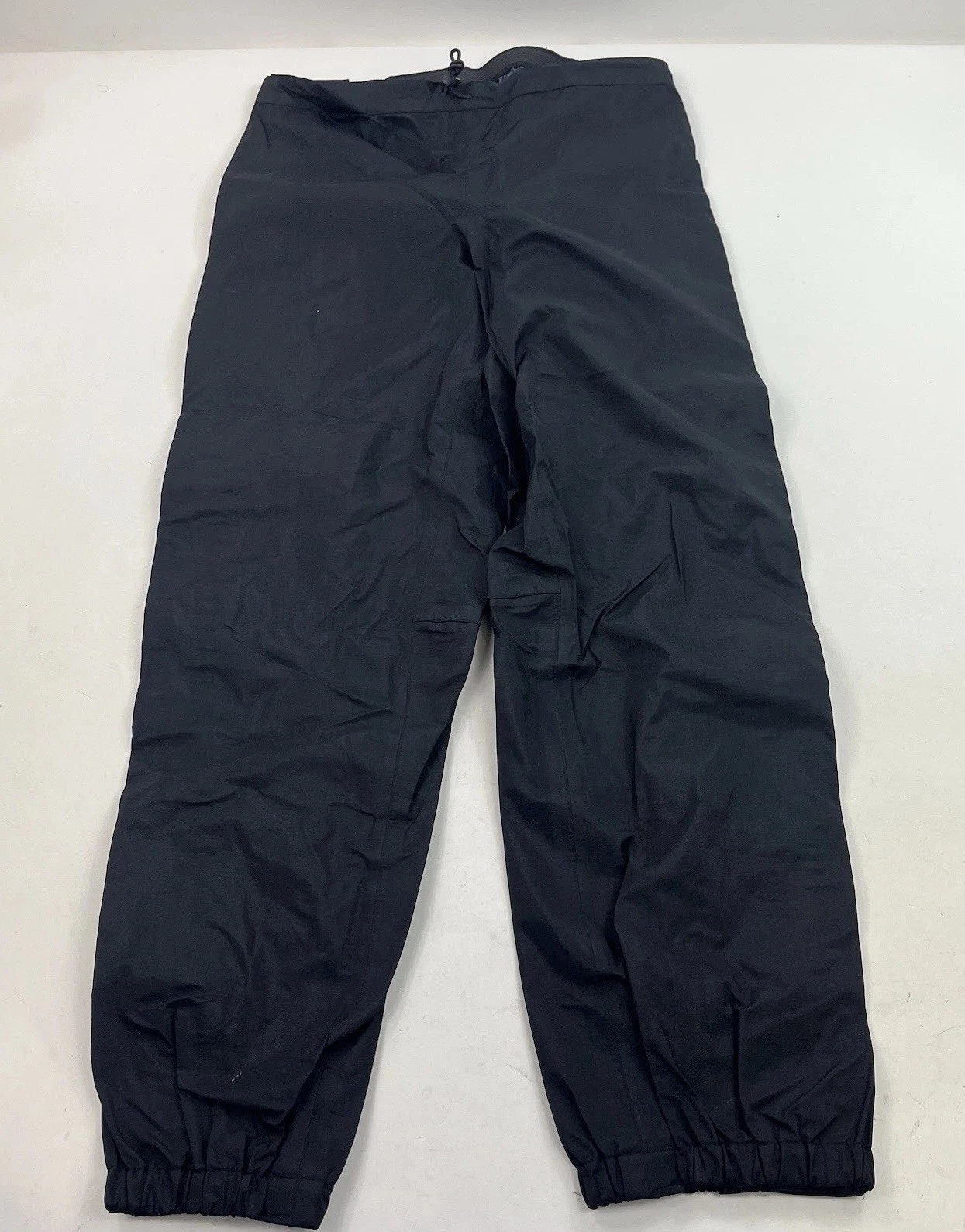Vintage Patagonia Black Shell Pants Waterproof Size Medium Snow Wind Ski Hike