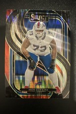 2024 Panini Select - Premier Level Dion Dawkins #152 Black & Red Shock Prizm