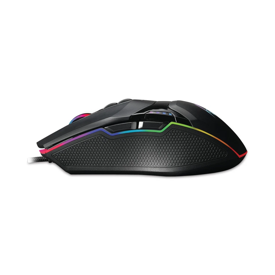 Adesso iMouse X5 Illuminated Seven-Button Gaming Mouse, USB 2.0, Left/Right Han - Image 3 of 4