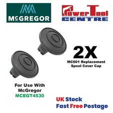 2x McGregor MCEGT4530 Argos Strimmer Trimmer Spool Cover Cap Fast UK Postage