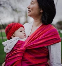 Didymos Baby Wrap Waves Garnet Woven Size 5