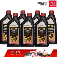 Genuine Toyota ATF WS Automatic Transmission Oil Fluid ATFWS Lexus Scion 7 Quart