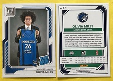 Olivia Miles 2026 Panini Donruss WNBA RATED ROOKIE Card #87 LYNX (Base)