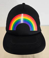 Gay Pride Rainbow Baseball Hat Cap Festival Party Parade LGBT Trucker Adult NEW