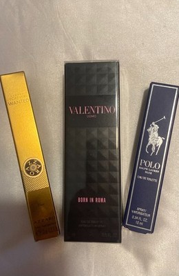 Valentino, Polo and Azzaro pocket size colognes (trio) a $95 value ONLY $39.95