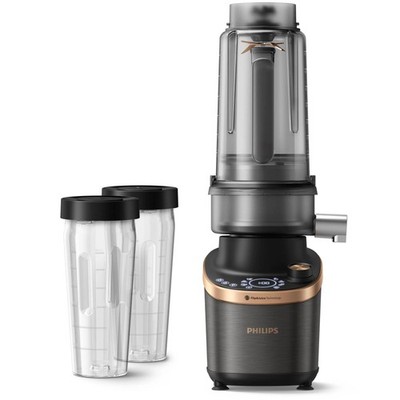 Philips Standmixer 7000 Series inkl. 2 Trinkflaschen, Metall (HR3770/10)