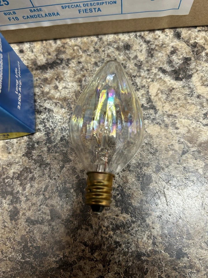 Bulbrite 15F10/CL 15W F10 Clear Cand. Base 130V (Box of 25) - Image 4 of 4