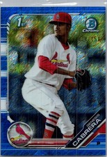 2019 Bowman Genesi Cabrera Chrome Blue Shimmer Refractor /150 St. Louis #BCP-142