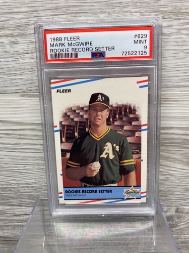1988 Rookie Record Setter (Mark McGwire #629