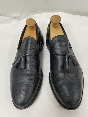 Allens Edmonds Berwick Longwing Brogues Wingtip Leather Tassel Loafer 10 1/2 E