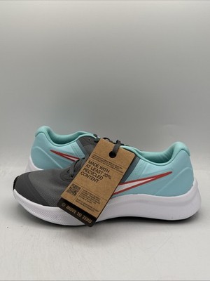 Nike Star Runner 3 (GS) Gray Blue Mesh Sneakers Kids 5Y DA2776-007