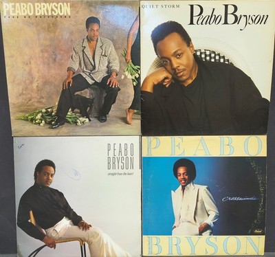 Peabo Bryson: Lots of Vinyl LPs,Straight From The Heart, Quiet Storm, Crosswinds
