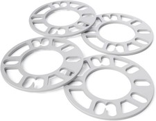 4Pcs Universal Wheel Spacers 5Mm for Most 4 Lug 5 Lug Wheels, PCD 98Mm to 120M