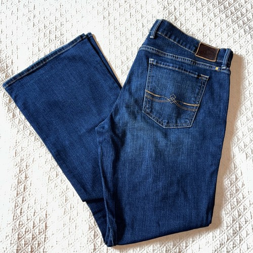 Jeans Lucky Brand Femme - Taille 14/32, Boot Cut, Délavé, 100% Coton, Occasion Très Bon état