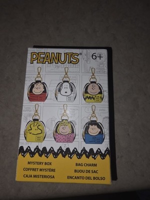 Peanuts Mystery Box Mini Backpack Bag Charm Plastic Multicolor